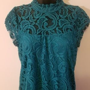 Turquoise Blouse